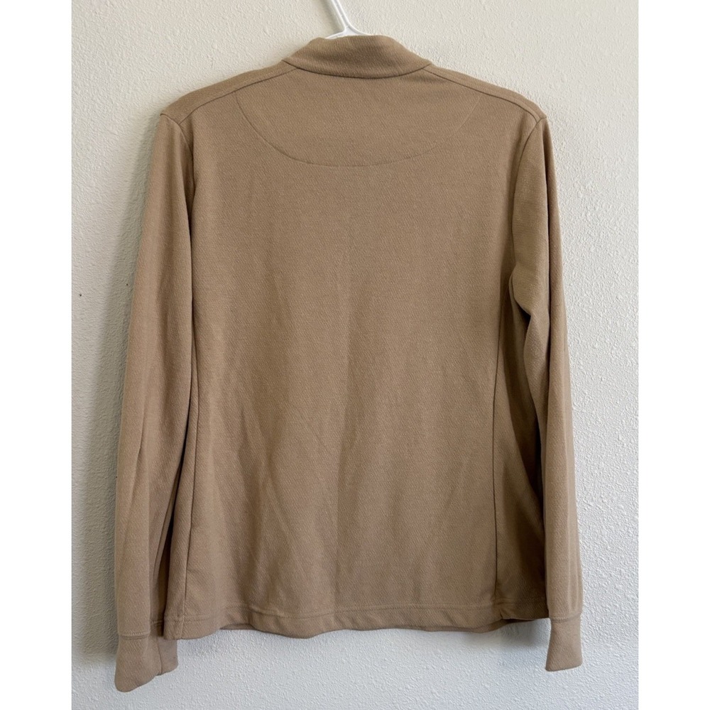 Nike NBA Chicago Bulls City Edition Quarter Zip Pullover Mens M Tan Dri Fit - Picture 7 of 11
